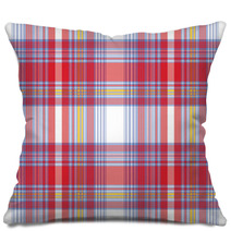 Vector Tartan Textile Texture. Pillows 67844376