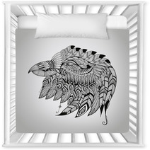 Vector Tattoo Eagle Head Nursery Decor 65720452