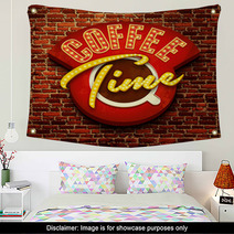 Vector Vintage Cafe Sign Wall Art 60824128