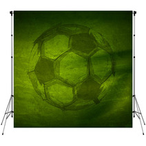 Vector Watercolor Soccer Ball, Easy All Editable Backdrops 54739551