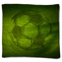 Vector Watercolor Soccer Ball, Easy All Editable Blankets 54739551