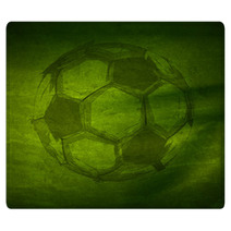 Vector Watercolor Soccer Ball, Easy All Editable Rugs 54739551