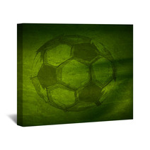 Vector Watercolor Soccer Ball, Easy All Editable Wall Art 54739551