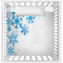 Vector Winter Background Nursery Decor 45048349