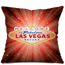 Vegas Red Burst Pillows 62570371
