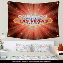 Vegas Red Burst Wall Art 62570371