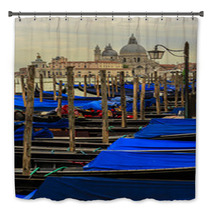 Venice, Italy - Gondolas And San Giorgio Maggiore Bath Decor 68675892