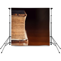 Very Old Bible Close Up With Copyspace Backdrops 65844243