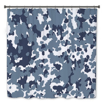 Veterans Day Seamless Background Camouflage Dark Gray Light Gray Bath Decor 125708935