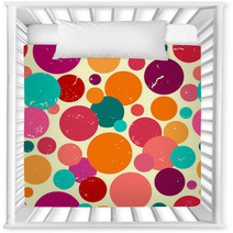 Vibrant Colorful Circles Geometric Polka Dot Nursery Decor 59634159