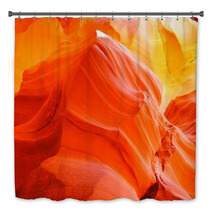 Vibrant Orange Glow Of A Canyon In Arizona, USA Bath Decor 63262210