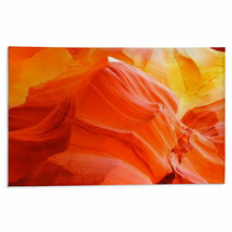 Vibrant Orange Glow Of A Canyon In Arizona, USA Rugs 63262210