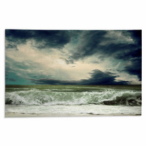 View Of Storm Seascape Rugs 55920143
