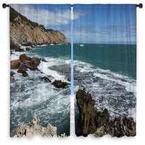 View Of The Sea In Vung Tau Window Curtains 167676586
