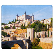 View Of  Toledo In Sunny Summer Day Rugs 64932786