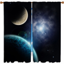 View On Extrasolar Planets And Star Dust Window Curtains 61159273