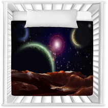 View To Open Space From Surface Of A Red Planet Nursery Decor 63563932
