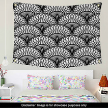 Vintage Abstract Seamless Pattern Wall Art 70495384