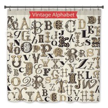 Vintage Alphabet Bath Decor 62415673