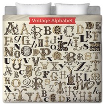 Vintage Alphabet Bedding 62415673