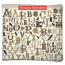 Vintage Alphabet Blankets 62415673