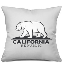 Vintage California Republic Bear With Sunbursts T Shirt Print G Pillows 122453255