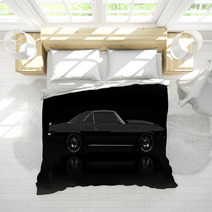 Vintage Car Black Bedding 60837674