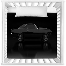 Vintage Car Black Nursery Decor 60837674