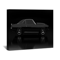 Vintage Car Black Wall Art 60837674