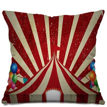 Vintage Circus A Circus Vintage Poster For Your Advertising Pillows 51915270