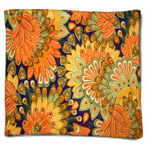 Vintage Cloth Pattern Blankets 62996776