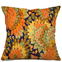 Vintage Cloth Pattern Pillows 62996776