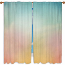 Vintage Colorful Background Window Curtains 45464242