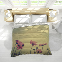 Vintage Cosmos Flowers In Sunset Time Bedding 60495669