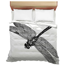 Vintage Graphic Insect Dragonfly Bedding 71702955
