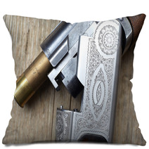 Vintage Hunting Gun With Shells Pillows 58338178