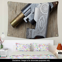 Vintage Hunting Gun With Shells Wall Art 58338178