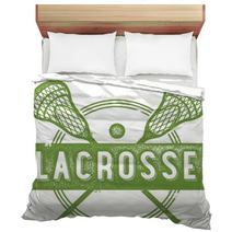 Vintage Lacrosse Sport Design Bedding 52549183