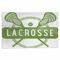 Vintage Lacrosse Sport Design Rugs 52549183