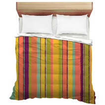 Vintage Striped Seamless Pattern Bedding 56408517