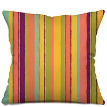 Vintage Striped Seamless Pattern Pillows 56408517
