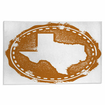 Vintage Style Texas Stamp Rugs 49877434