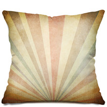 Vintage Sunbeams Background Pillows 64840712