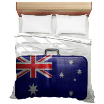 Vintage Travel Bag With Flag Of Australia Bedding 61636133