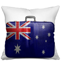 Vintage Travel Bag With Flag Of Australia Pillows 61636133