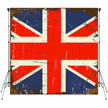Vintage UK Flag Backdrops 65893538