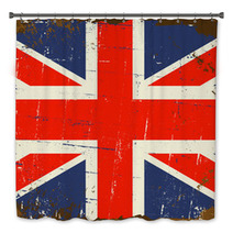 Vintage UK Flag Bath Decor 65893538