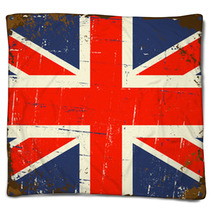 Vintage UK Flag Blankets 65893538