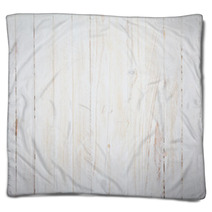 Vintage White Wooden Table Background Top View Blankets 54496316