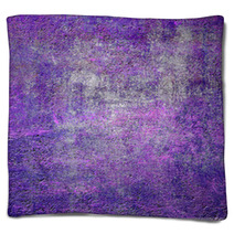 Violet Grunge Texture Blankets 71774282